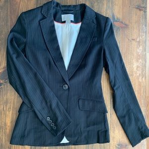 H&M pinstripe suit blazer